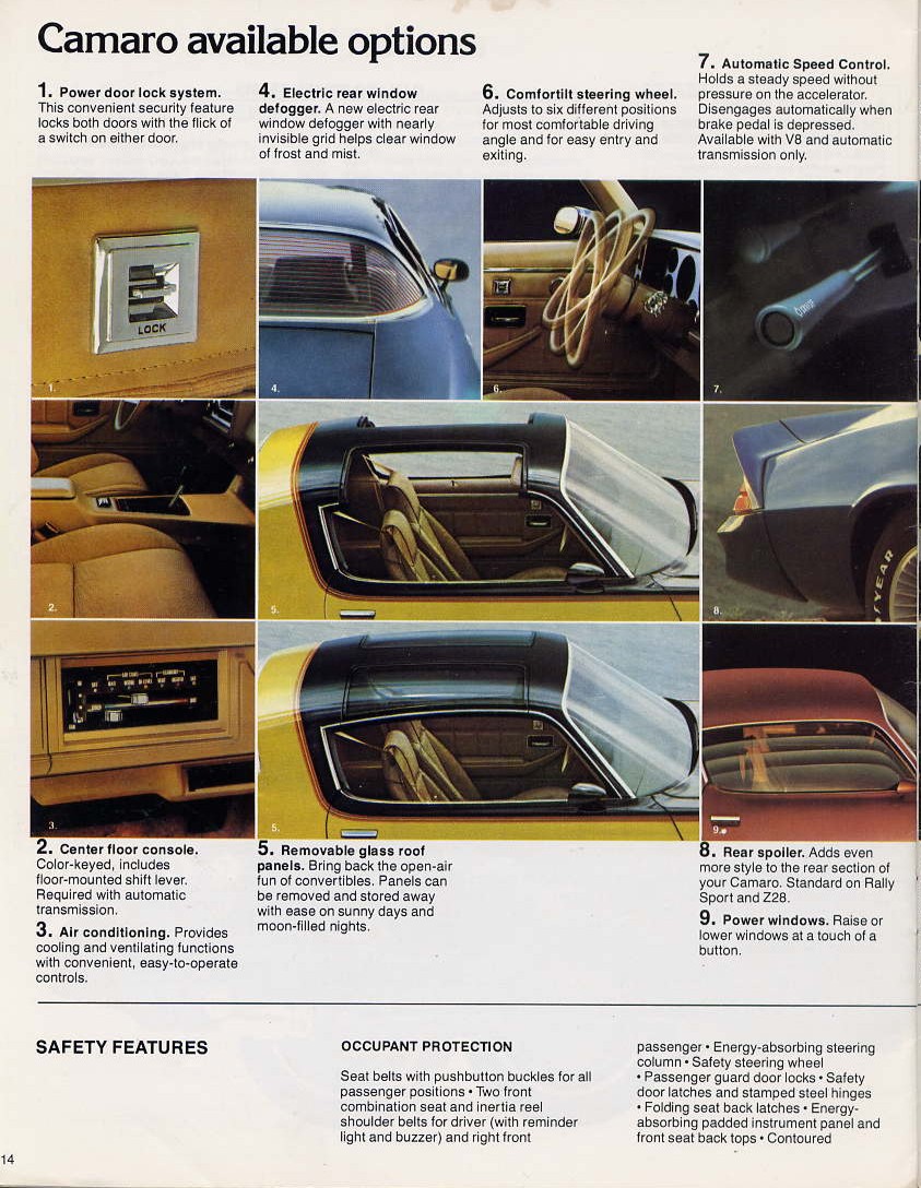 1979 Chev Camaro Brochure Page 1